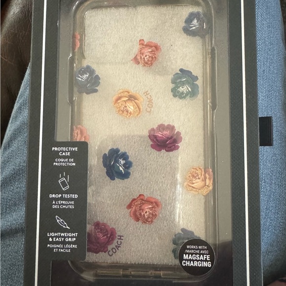 Coach 12 or 12 Pro iPhone Case Used Like New - Picture 3 of 5